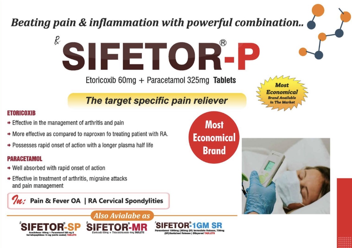 SIFETOR-P - Etoricoxib Paracetamol Tablets